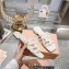 Miu Miu Leather sandals White with metal lettering logo 2023