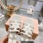 Miu Miu Leather sandals White with metal lettering logo 2023