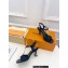 Louis Vuitton Heel 6.5cm Sparkle Sandals Satin Black with LV Initials chain 2023
