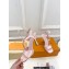 Louis Vuitton Heel 9.5cm Sparkle Sandals Satin Pink with LV Initials chain 2023