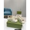 Gucci script Leather Sandals 738691 White/Gold 2023