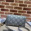Gucci GG Matelassé small bag 724529 Gray 2023