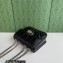 Gucci Deco mini shoulder bag 741457 in quilted Leather Black 2023