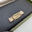 Gucci Chain wallet with Interlocking G python bow 746056 Black 2023