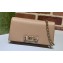 Gucci Chain wallet with Interlocking G python bow 746056 Beige 2023