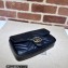 Gucci GG Marmont mini card case chain wallet 751526 Black 2023