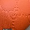 Gucci Leather Jumbo GG pouch Bag 739490 Orange 2023