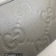 Gucci Leather Jumbo GG pouch Bag 739490 Taupe 2023