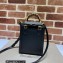 Gucci leather Diana mini tote bag 739079 Black 2023