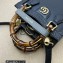 Gucci leather Diana mini tote bag 739079 Black 2023