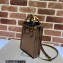 Gucci leather Diana mini tote bag 739079 Brown 2023