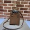 Gucci leather Diana mini tote bag 739079 Brown 2023