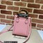 Gucci leather Diana mini tote bag 739079 Pink 2023