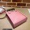 Gucci leather Diana mini tote bag 739079 Pink 2023