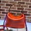 Gucci leather Diana medium shoulder bag 746124 Orange 2023