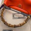Gucci leather Diana large shoulder bag 746245 Orange 2023