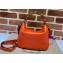 Gucci leather Diana small shoulder bag 746251 Orange 2023