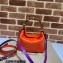 Gucci leather Diana small shoulder bag 746251 Orange 2023