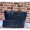 Gucci Jumbo GG leather large tote bag ‎726755 Black 2023