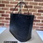 Gucci Jumbo GG leather large tote bag ‎726755 Black 2023