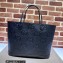 Gucci Jumbo GG leather large tote bag ‎726755 Black 2023