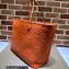Gucci Jumbo GG leather large tote bag ‎726755 Orange 2023