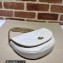 Gucci leather GG Marmont matelassé chain mini bag ‎746431 White 2023