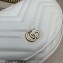 Gucci leather GG Marmont matelassé chain mini bag ‎746431 White 2023