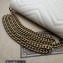 Gucci leather GG Marmont matelassé chain mini bag ‎746431 White 2023