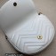 Gucci leather GG Marmont matelassé chain mini bag ‎746431 White 2023