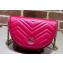 Gucci leather GG Marmont matelassé chain mini bag ‎746431 Red 2023