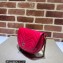 Gucci leather GG Marmont matelassé chain mini bag ‎746431 Red 2023