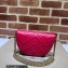 Gucci leather GG Marmont matelassé chain mini bag ‎746431 Red 2023