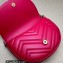 Gucci leather GG Marmont matelassé chain mini bag ‎746431 Red 2023