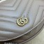 Gucci leather GG Marmont matelassé chain mini bag ‎746431 Nude 2023