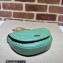 Gucci leather GG Marmont matelassé chain mini bag ‎746431 Light Green 2023
