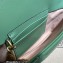 Gucci leather GG Marmont matelassé chain mini bag ‎746431 Light Green 2023