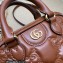 Gucci GG Matelassé handbag 727793 Brown 2023