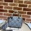 Gucci GG Matelassé handbag 727793 Gray 2023