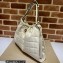 Gucci Deco medium tote bag 746210 in quilted Leather White 2023