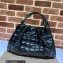 Gucci Deco medium tote bag 746210 in quilted Leather Black 2023