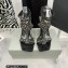 Giuseppe Zanotti Heel 8.5cm Tutankamon Crystal suede sandals Black 2023