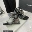 Giuseppe Zanotti Heel 8.5cm Tutankamon Crystal suede sandals Black 2023