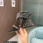 Giuseppe Zanotti Heel 8.5cm Tutankamon Crystal suede sandals Black 2023