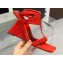 Giuseppe Zanotti Heel 8.5cm Tutankamon Crystal suede sandals Red 2023