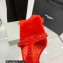 Giuseppe Zanotti Heel 8.5cm Tutankamon Crystal suede sandals Red 2023
