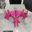 Giuseppe Zanotti Heel 8.5cm Tutankamon Crystal suede sandals Fuchsia 2023