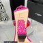 Giuseppe Zanotti Heel 8.5cm Tutankamon Crystal suede sandals Fuchsia 2023