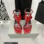 Giuseppe Zanotti Heel 8.5cm Tutankamon patent leather sandals Red 2023