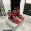 Giuseppe Zanotti Heel 8.5cm Tutankamon patent leather sandals Red 2023